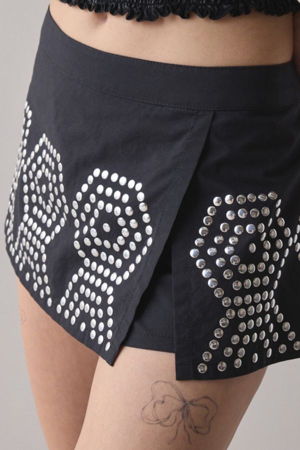 Slide View: 2: Silence + Noise Sky Festival Studded Micro Skort