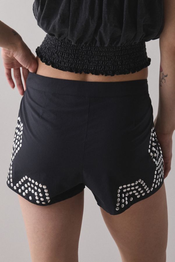 Slide View: 5: Silence + Noise Sky Festival Studded Micro Skort