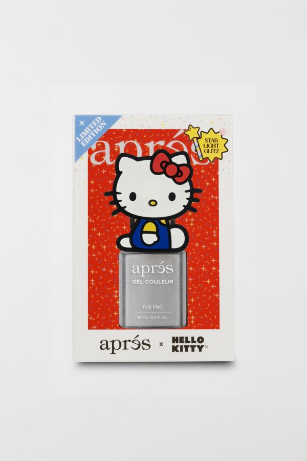 Slide View: 1: Aprés Nail Hello Kitty® Flash Glitter Gel Polish