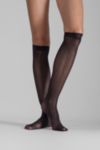 Thumbnail View 1: LECHERY® Shiny Sheer Knee-High Sock Set