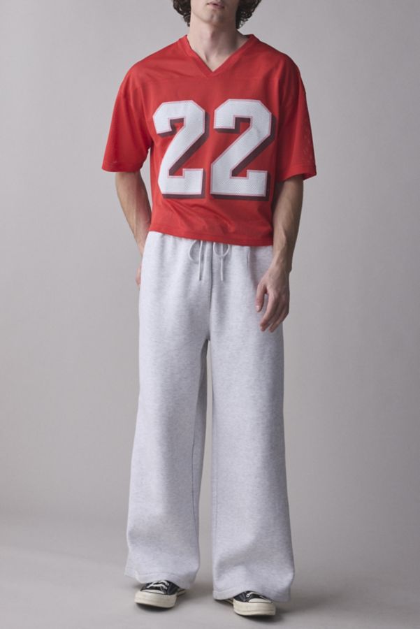 Slide View: 4: Standard Cloth Knit Side Stripe Sweatpant