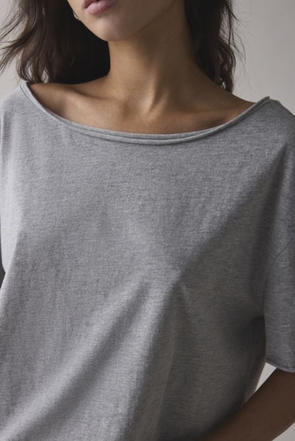 Slide View: 4: Out From Under Taylor Boatneck Oversized Tee