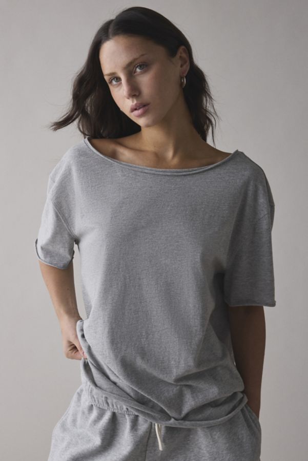 Slide View: 1: Out From Under Taylor Boatneck Oversized Tee