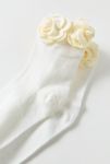 Thumbnail View 3: 3D Satin Rosette Crew Sock