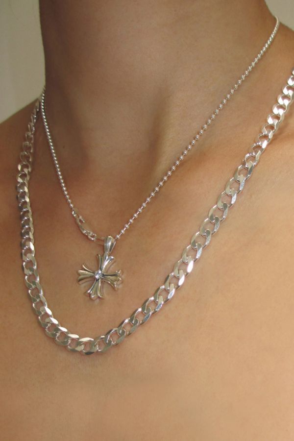 Slide View: 1: RIMOR 925 Sterling Silver Curb Chain