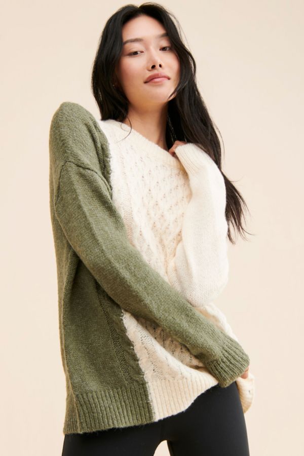 Slide View: 1: Noisy May Diego Knit Sweater