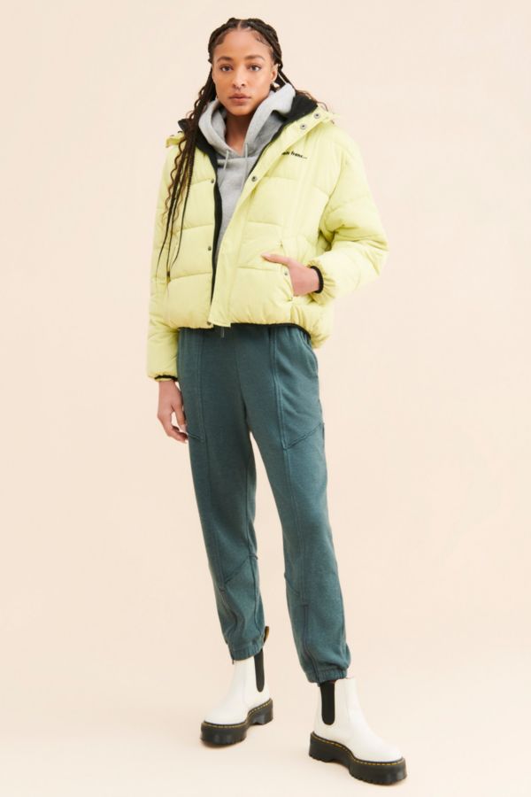 Slide View: 4: Hooded Puffer Jacket