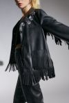 Thumbnail View 4: Arden Vegan Leather Fringe Jacket