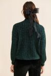 Thumbnail View 2: Molly Bracken Knitted Shimmer Turtleneck Sweater