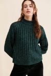 Thumbnail View 1: Molly Bracken Knitted Shimmer Turtleneck Sweater