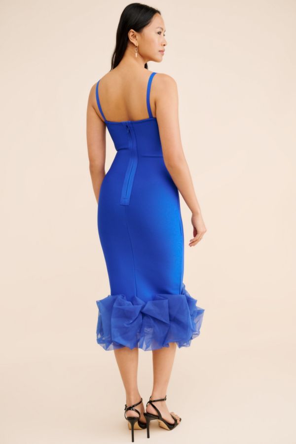 Slide View: 2: Rare London Bandage Organza Detail Dress