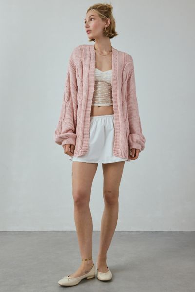 BDG Skylar Oversized Cable Knit Cardigan