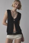 Thumbnail View 2: UO Kendall Open Knit Tie-Front Sweater Vest