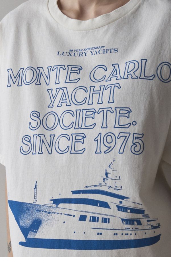 Slide View: 3: Monte Carlo Yacht Graphic T-Shirt Dress