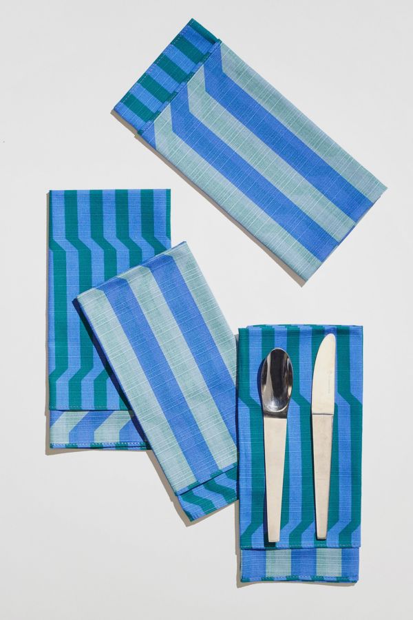 Slide View: 1: Tortuga Forma Double Sided Dinner Napkin Set