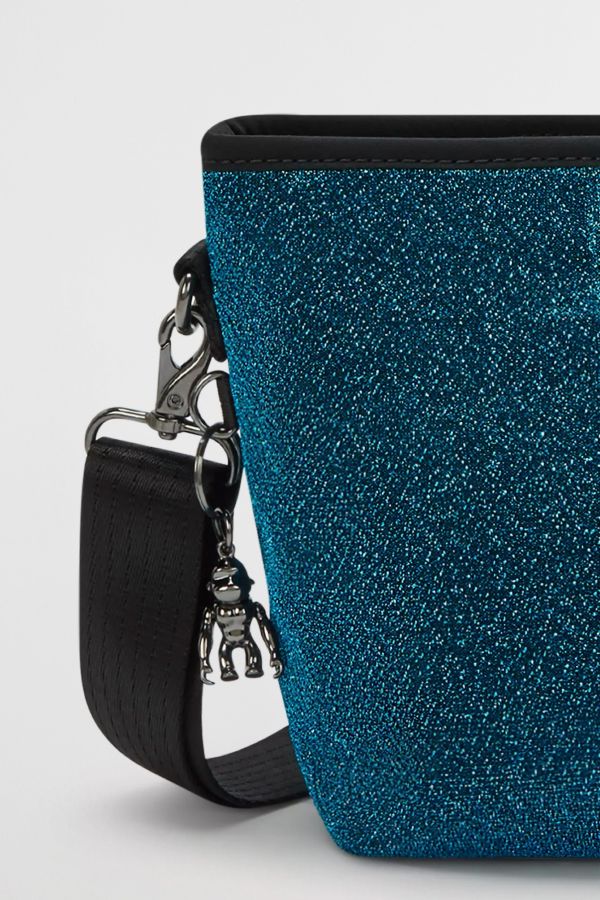 Slide View: 3: Kipling Stevie Sparkly Crossbody Bag