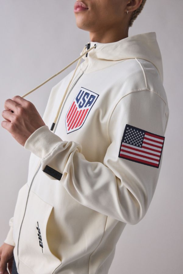 Slide View: 4: Pro Standard US Soccer Full Zip Hoodie Sweatshirt