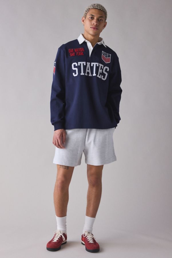 Slide View: 3: Pro Standard US Soccer Long Sleeve Polo Shirt