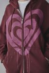 Thumbnail View 2: Project Social T Drippy Heart Graphic Zip Hoodie Sweatshirt