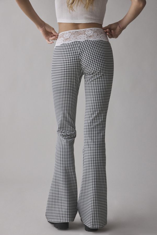 Slide View: 2: Lioness On Pointe Black Check Flare Pant