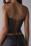 Thumbnail View 4: Haut Corset en Similicuir Ash Jaded London