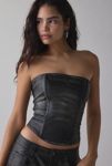 Thumbnail View 1: Haut Corset en Similicuir Ash Jaded London