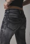 Thumbnail View 4: Jaded London Washed Black Drift Flare Jean