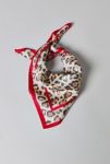 Thumbnail View 2: Leopard Print Satin Bandana