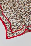 Thumbnail View 4: Leopard Print Satin Bandana