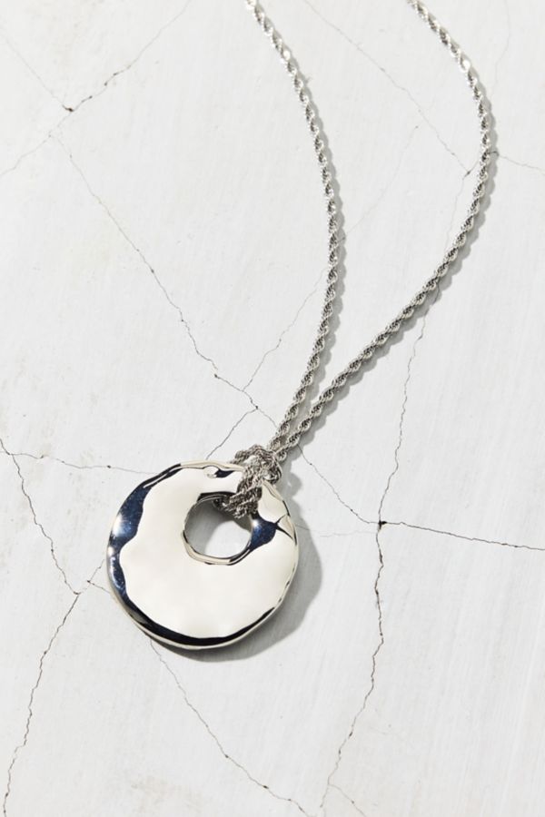 Slide View: 2: Milan Metal Pendant Necklace