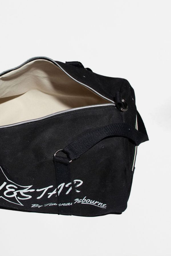 Slide View: 4: Bournestar Waxed Canvas Duffle Bag