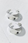 Thumbnail View 2: Statement Flat Hoop Earring