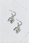 Thumbnail View 2: Fortune Cookie Charm Hoop Earring