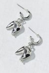 Thumbnail View 3: Fortune Cookie Charm Hoop Earring