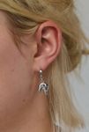 Thumbnail View 1: Fortune Cookie Charm Hoop Earring