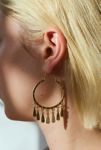 Thumbnail View 1: Cleo Metal Fringe Hoop Earring