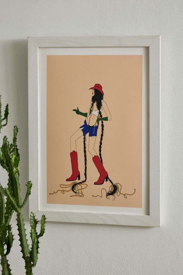 Slide View: 1: Juliana Kokolari out west Art Print