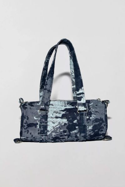 Bournestar Mini Patterned Denim Duffle Bag