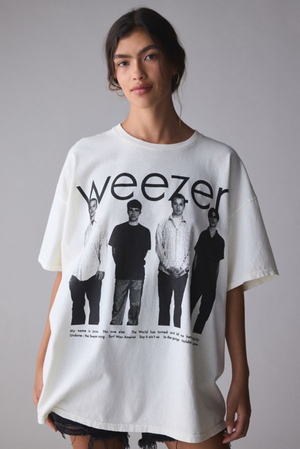 Slide View: 1: Robe T-Shirt Graphique Weezer