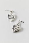 Thumbnail View 2: Etched Heart Locket Earring