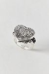 Thumbnail View 2: Etched Heart Locket Ring