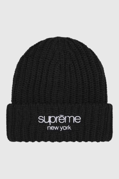 Supreme Classic Logo Chunky Ribbed Beanie