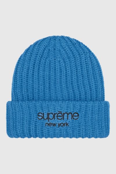 Supreme Classic Logo Chunky Ribbed Beanie