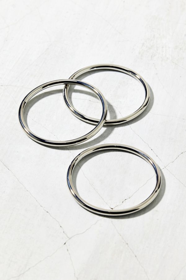 Slide View: 2: Tube Bangle Bracelet Set