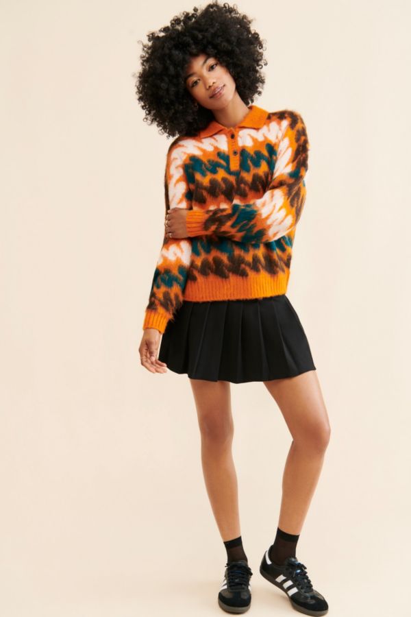 Slide View: 4: Obey Ari Fuzzy Sweater