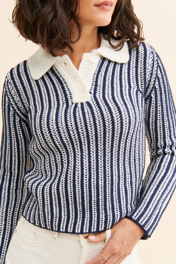 Slide View: 3: Obey Sylvie Polo Sweater