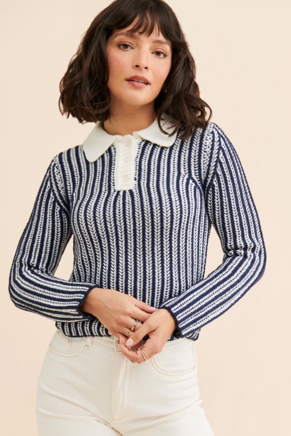 Slide View: 1: Obey Sylvie Polo Sweater