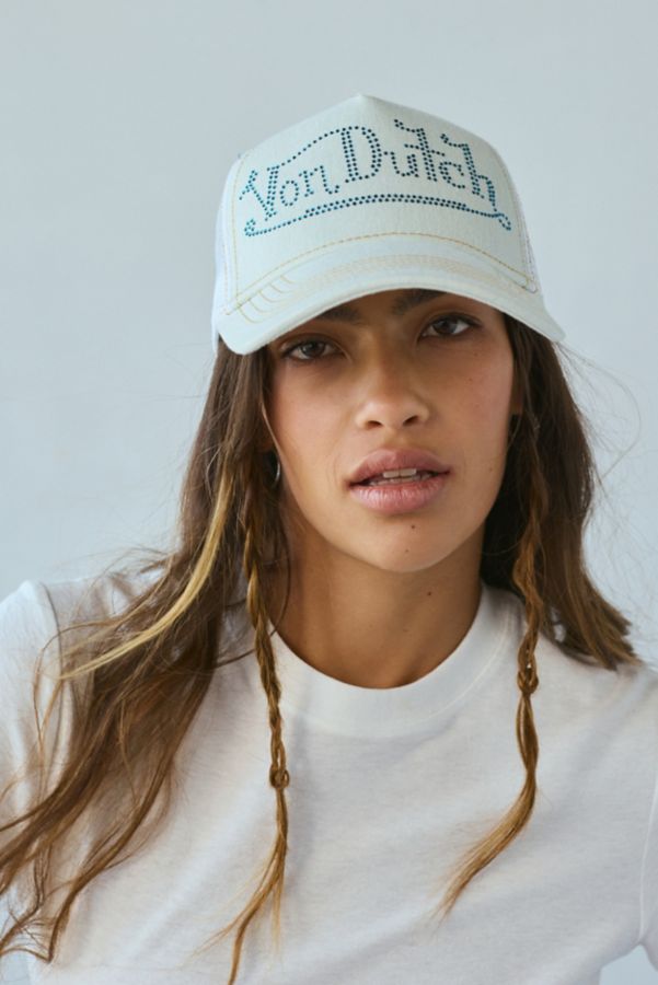 Slide View: 1: Von Dutch Bling Trucker Hat