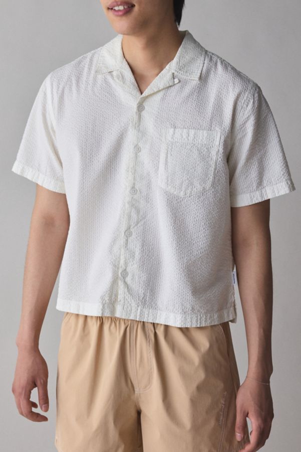 Slide View: 1: Standard Cloth Liam Textured Seersucker Shirt