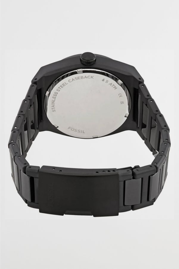 Slide View: 3: Fossil Everett Quartz Black Dial Watch